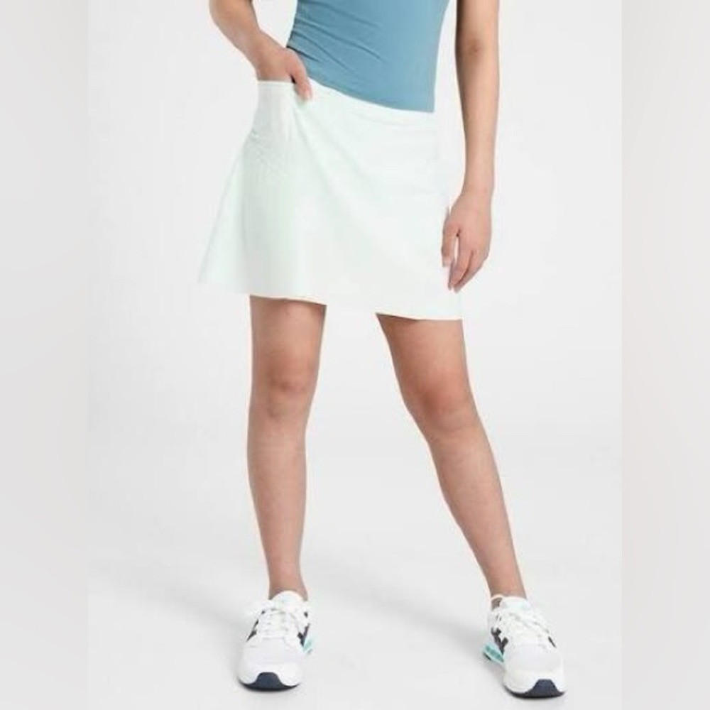 ATHLETA GIRL GAME POINT SKORT in Oasis Blue